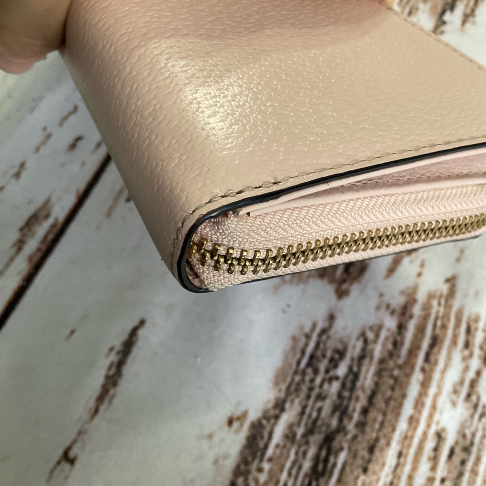KATE SPADE BLUSH PINK LARGE WRISTLET WALLET - Picture 7 of 9